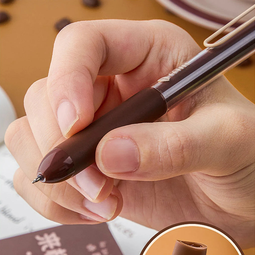 Coffee Scented Gel Pens 0.5mm Fine Point Black Ink Retractable Scented Gel Pens Richie's