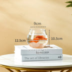 Round Clear Plastic Fish Bowl – Lightweight Small Aquarium Plastic Fish Bowl Richie's A
