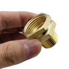 Brass 3/4" GHT to NPT Male Garden Hose Adapter Fitting Garden Hose Adapter Richie's
