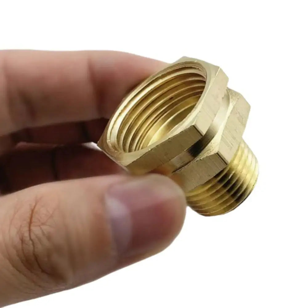 Brass 3/4" GHT to NPT Male Garden Hose Adapter Fitting Garden Hose Adapter Richie's