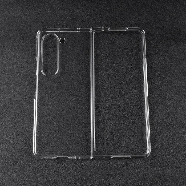Samsung Galaxy Z Fold 8/7/6/5/4/3 Transparent Hard PC Case Phone Bumper Case Richie's For Z Fold 5