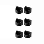 6-Pack Adhesive Glasses Holder Wall Mount Sunglass Organizer Glasses Organizer Richie's Black