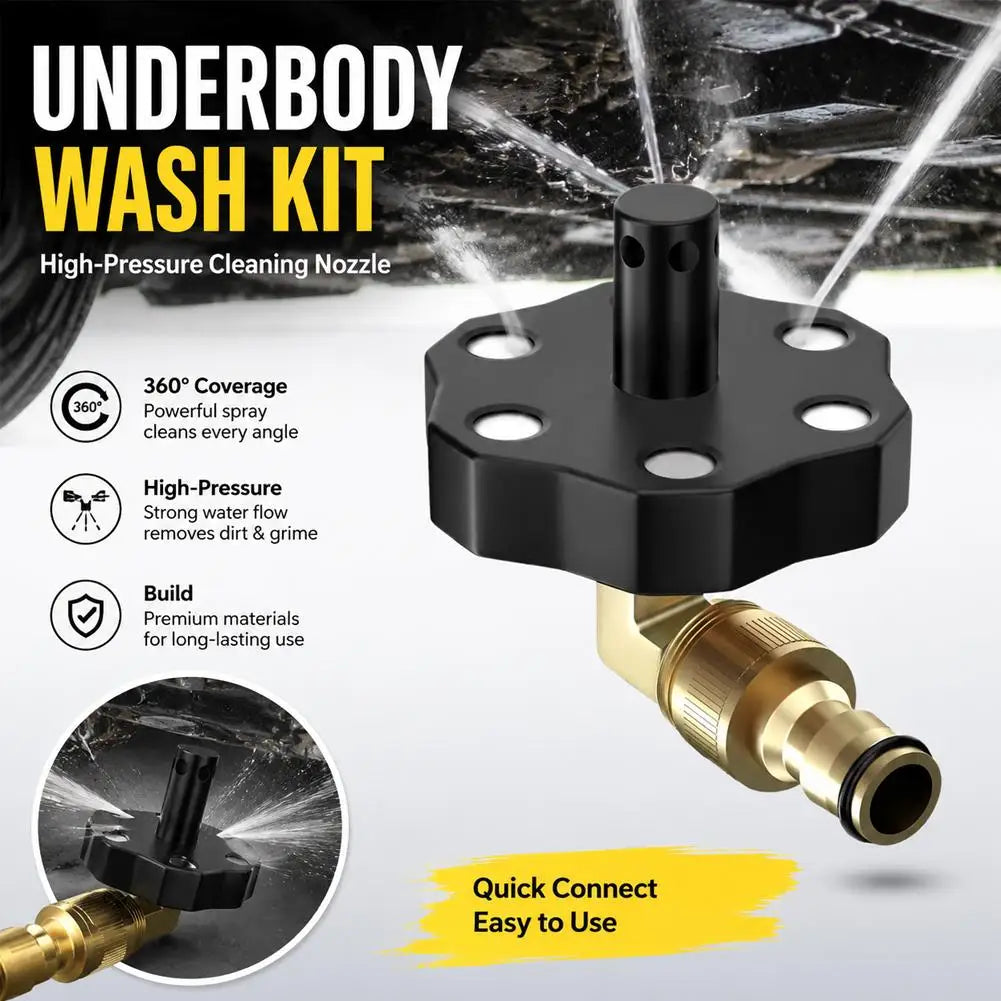 Magnetic Car Chassis Flusher – 6-Port High-Pressure Undercarriage Wash Chassis Cleaning Tool Richie's