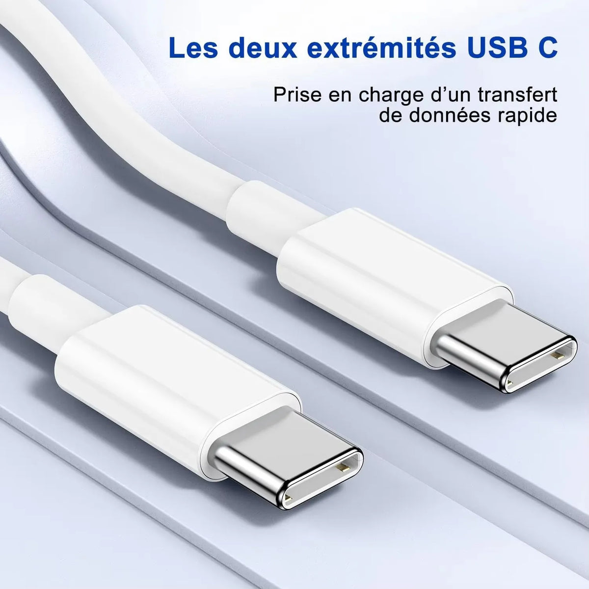 USB-C to USB-C 100W PD Fast Charging Cable – Data Transfer Cord USB-C Charging Cable Richie's