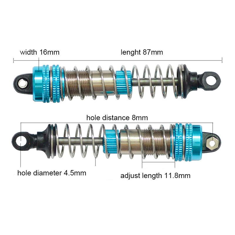 Metal Shock Adapter Xinlehong 9115 9116 XLF X03 X04 RC Car RC Car Upgrade Parts Richie's