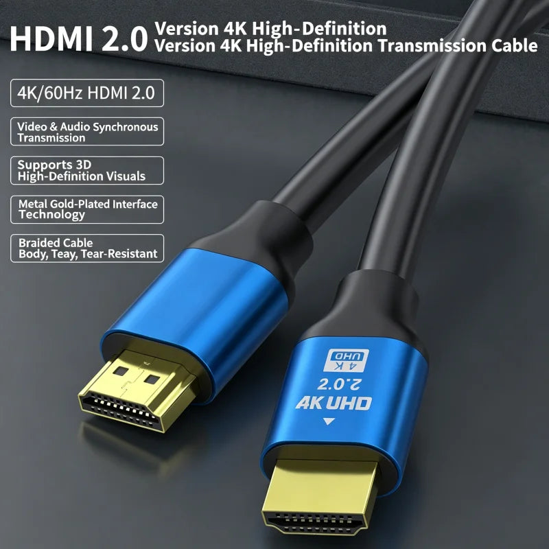 FUCHU 4K HDMI 2.0 Cable – High-Speed Audio Video Wire HDMI Cable Richie's