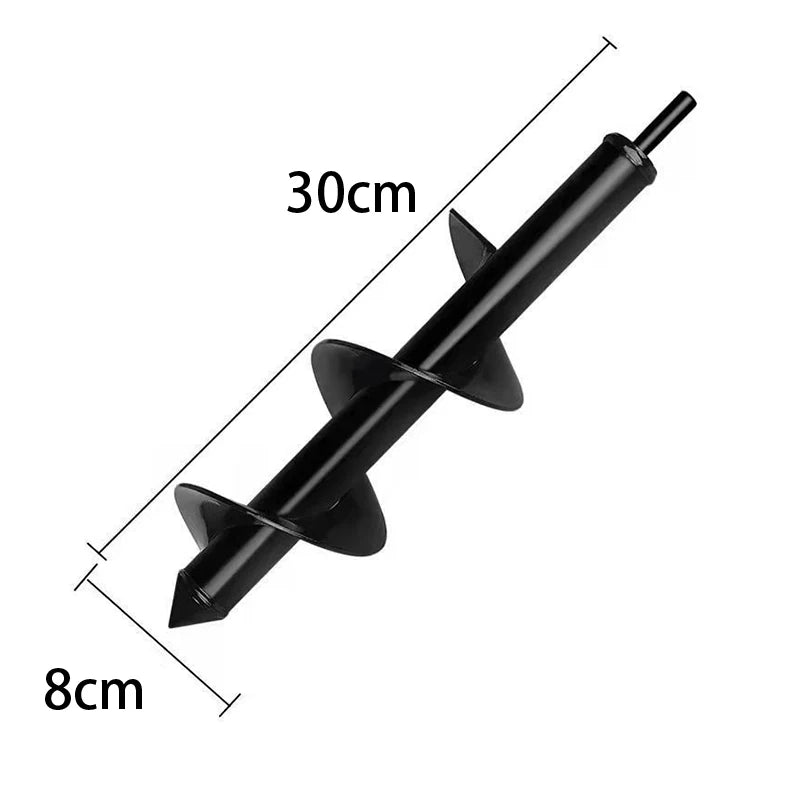 Spiral Garden Auger Drill Bit for Planting Bulbs & Soil Garden Auger Drill Bit Richie's 8x30cm