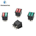 KCD8 6-Pin Waterproof Rocker Switch 16A 250V Latching ON-OFF Rocker Switch Richie's