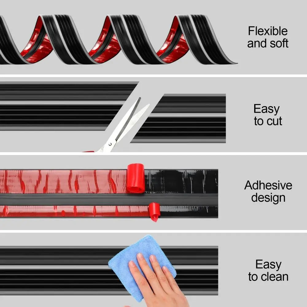 100cm PVC Non-Slip Stair Tread Strips | Peel & Stick Step Tape Stair Safety Strip Richie's