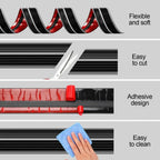 100cm PVC Non-Slip Stair Tread Strips | Peel & Stick Step Tape Stair Safety Strip Richie's