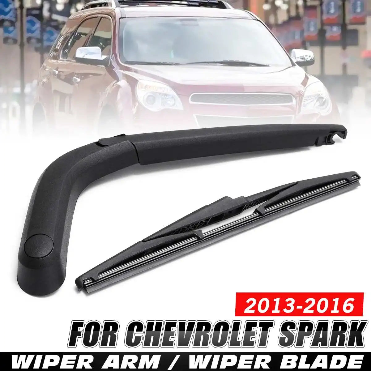 Rear Wiper Blade & Arm for Chevrolet Spark 2013–2016 Rear Wiper Blade Set Richie's Default Title