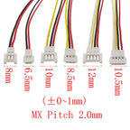 MX 2.0mm 2/3/4 Pin Male Female Wire Connector 26AWG Cable Wire Connector Richie's