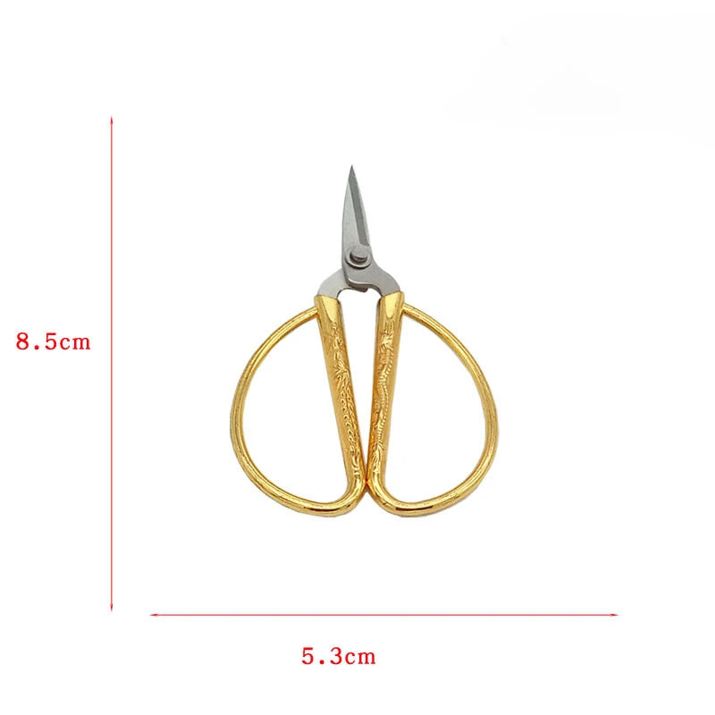 Mini Retro Stainless Steel Sewing Scissors – Embroidery & Fabric Sewing Scissors Richie's 8.5CM
