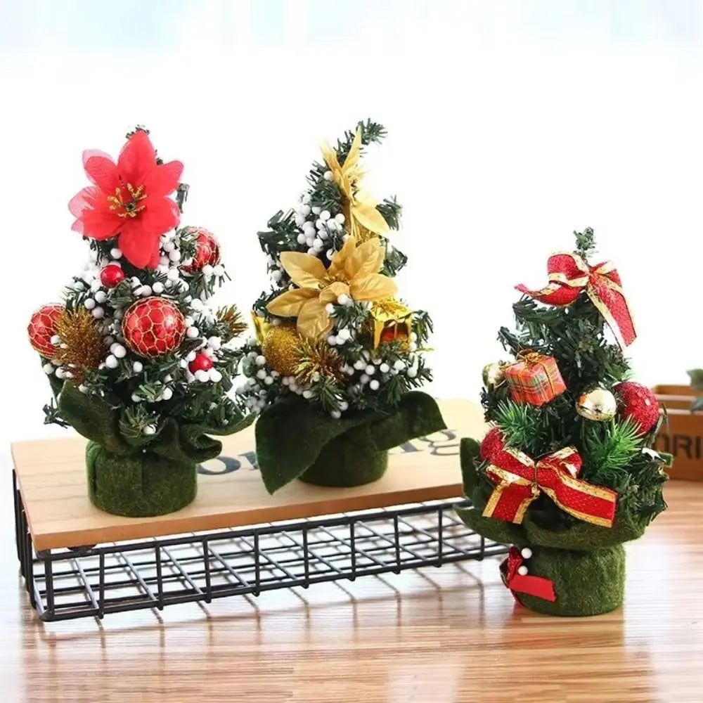 20cm Mini Artificial PVC Christmas Tree Ornament | Holiday Décor Mini Christmas Tree Richie's