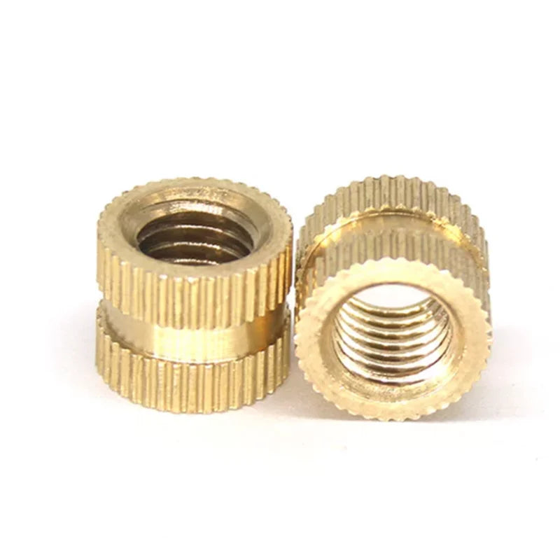 Brass Knurled Thread Insert Nuts M2–M8 | Injection Molding Brass Insert Nuts Richie's