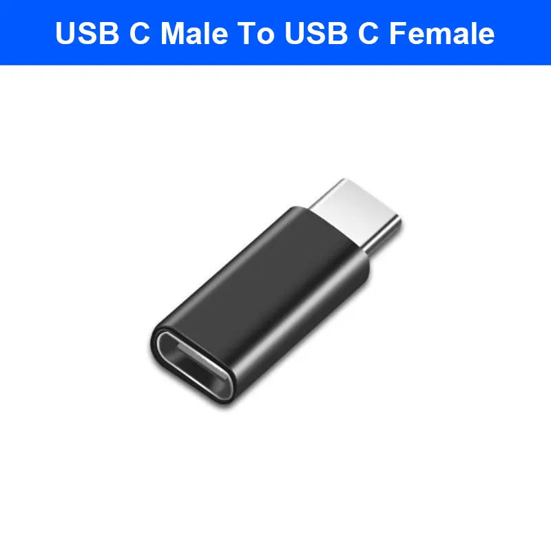 USB-C Female-to-Female & Male-to-Male Adapter with PD USB-C Adapter Richie's C Female to C Male