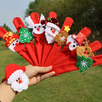 Christmas Bracelets – Santa, Snowman & Reindeer Designs Holiday Bracelet Set Richie's random pattern 20pcs