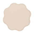 Flower Shaped PVC Placemat – Heat-Resistant & Waterproof Table Placemat Richie's Beige 38-38cm