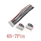JST XH LiPo Balance Charger Connector 1S–7S 22AWG Silicone Battery Connector Cable Richie's 6S-7Pin 15CM 10Pcs