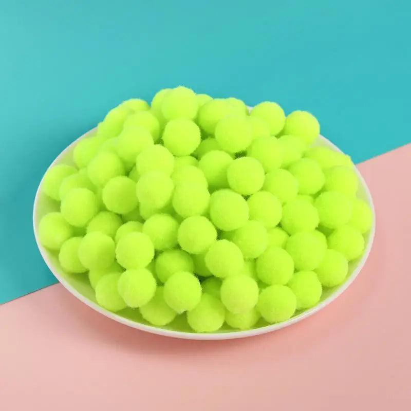50Pcs Multicolored Polyester Pom Pom Balls – DIY Craft Supplies DIY Craft Pom Poms Richie's A9