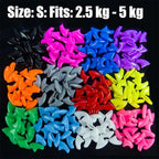 Silicone Cat Nail Caps – Soft Colorful Claw Covers 20 Pack Cat Nail Caps Richie's