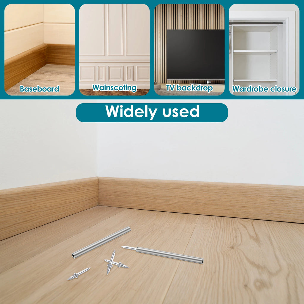 Double-Head Seamless Skirting Nails – Rust-Proof Metal Fixator Skirting Finishing Nails Richie's