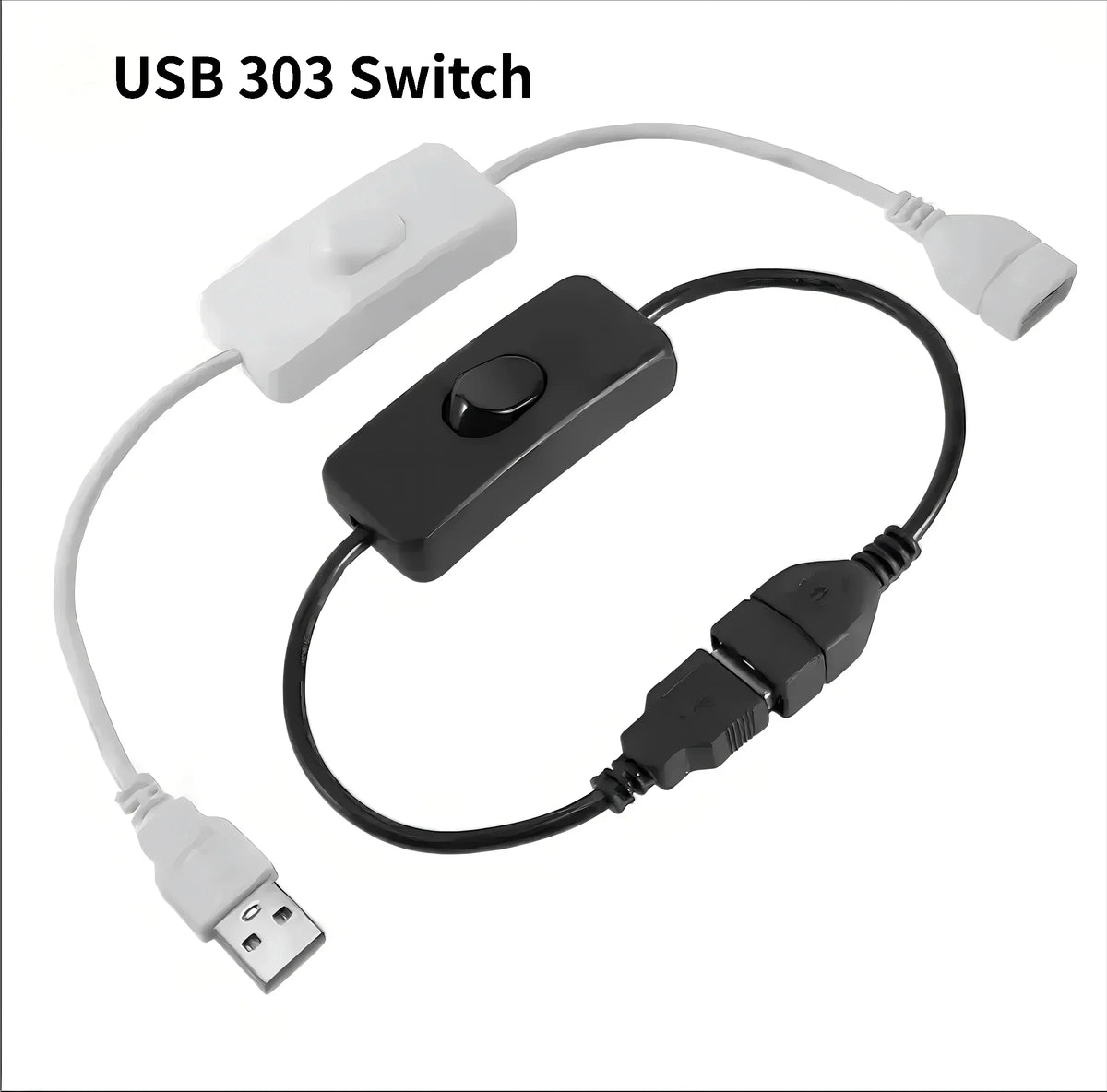 USB Extension Cable with ON/OFF Switch – Male to Female 0.2M USB Switch Cable Richie's