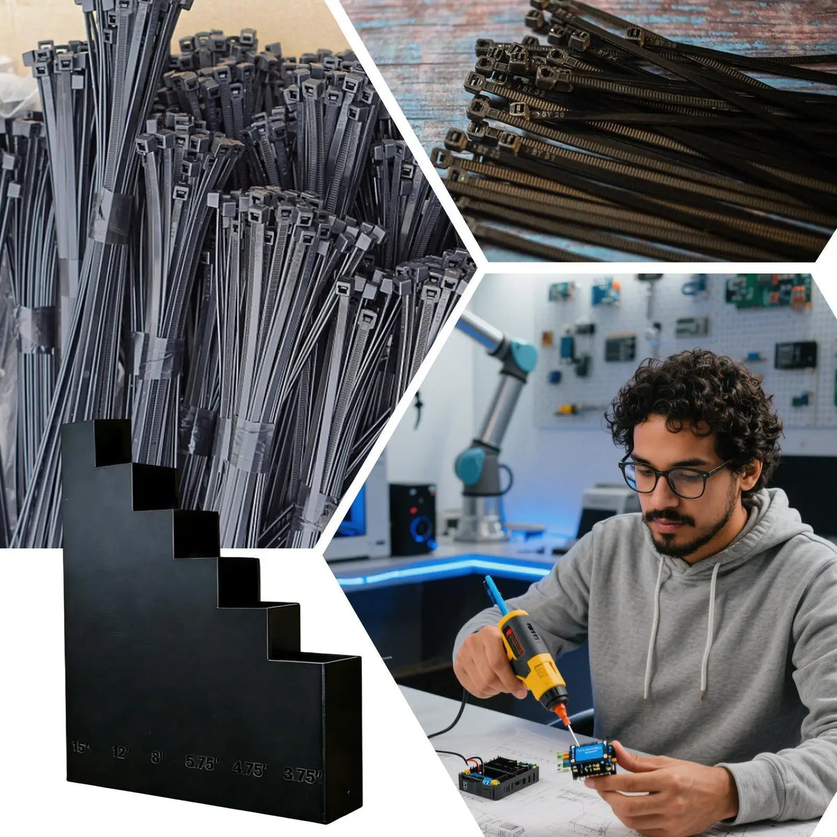 Zip Tie Organizer – Wall Mount Heavy Duty Garage Storage Garage Tool Organizer Richie's Default Title