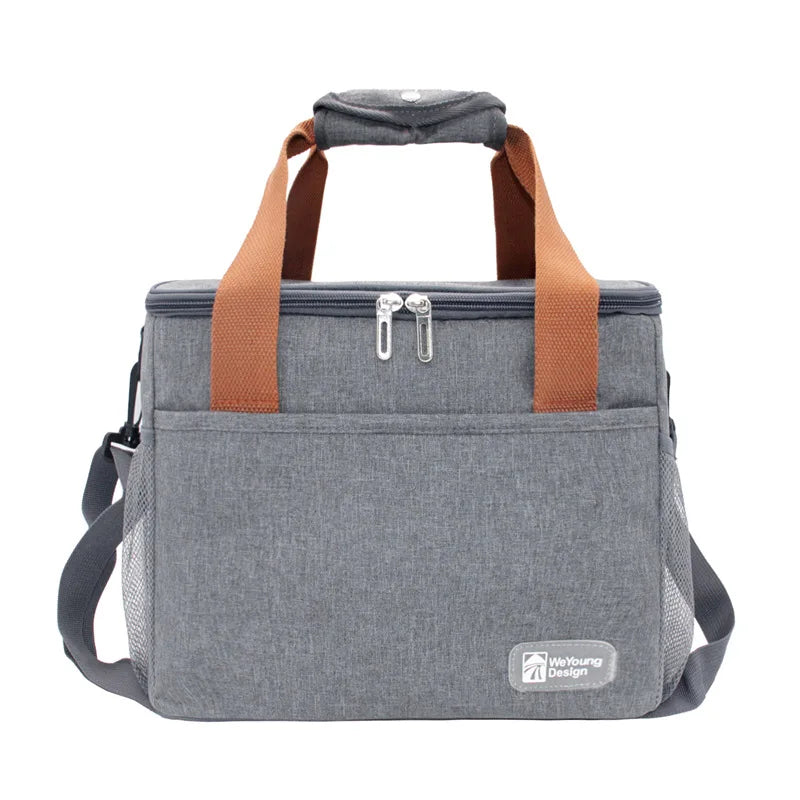 Women's Insulated Lunch Bag Large Waterproof Cooler Tote Insulated Lunch Bag Richie's Large Gray China Mainland