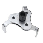 Universal 3-Claw Oil Filter Wrench Removal Tool 62–102mm Oil Filter Wrench Richie's Silver