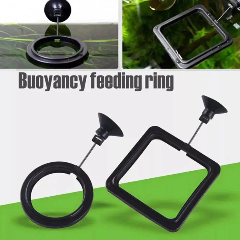 Floating Fish Feeding Ring with Suction Cup – Aquarium Feeder Aquarium Feeding Ring Richie's