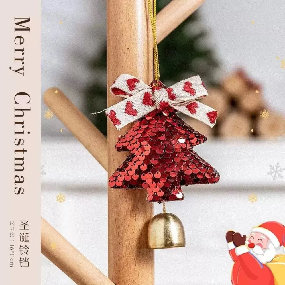 Plush Christmas Bell Pendant Tree Ornament | Festive Xmas Decor Christmas Tree Ornament Richie's 4