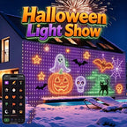 400 LED Smart Curtain Lights App Control IP65 Waterproof Christmas LED Curtain Lights Richie's