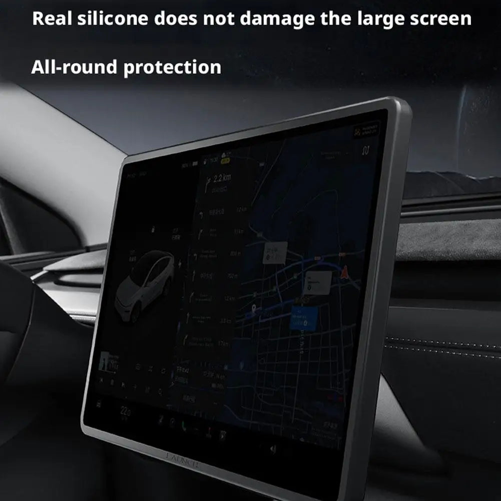 Tesla Model 3 & Y Silicone Screen Edge Protector Frame 2025 Car Screen Protector Richie's
