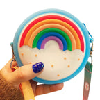 Kids Donut Round Crossbody Bag Rainbow Girls Shoulder Handbag Kids Crossbody Bag Richie's 8