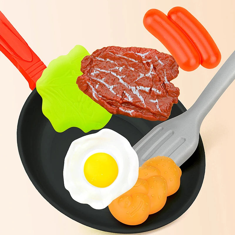Kids' Kitchen Frying Pan Play Set – Pretend Cooking Toy Kitchen Play Set Richie's