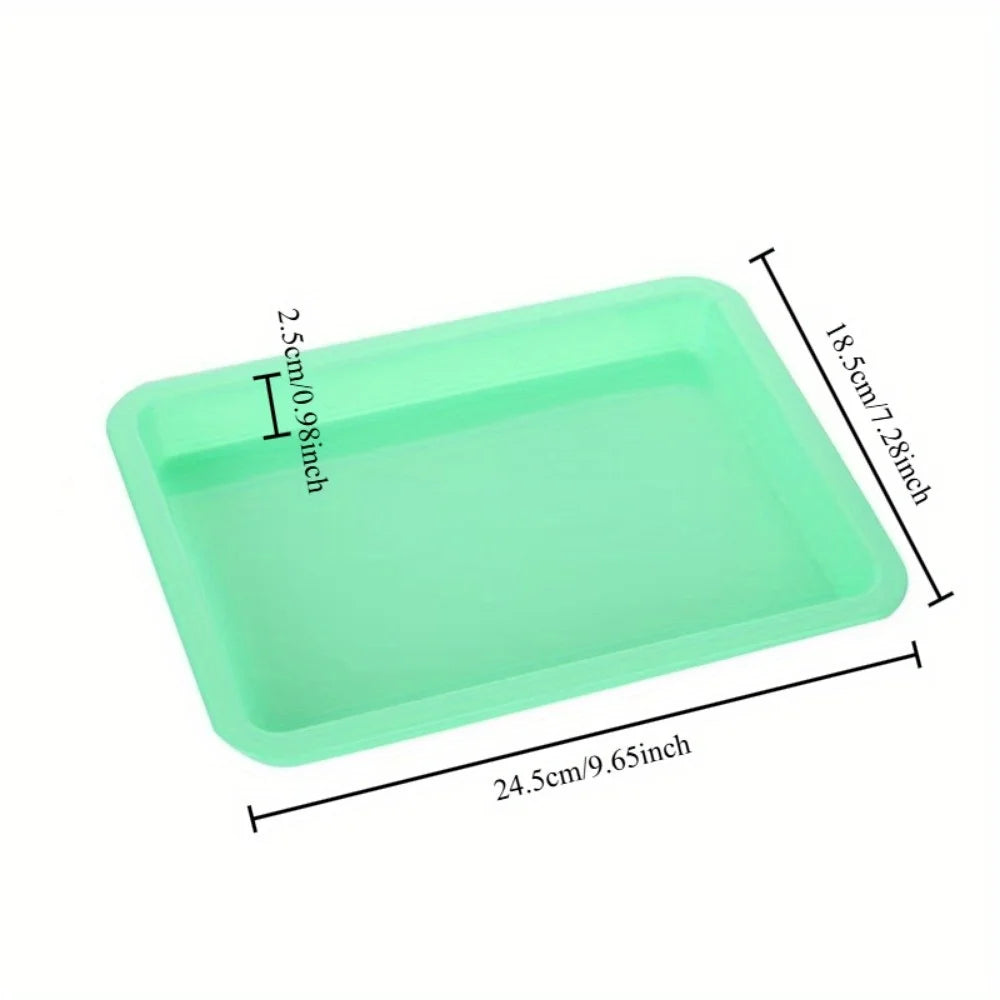 2-Pack Plastic Storage Trays for Crafts, Sand, Painting & Home Plastic Storage Tray Richie's