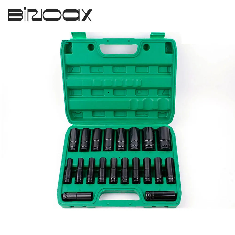 1/2" Drive 10-Pc Metric Deep Impact Socket Set | 6-Point Hex Impact Socket Set Richie's