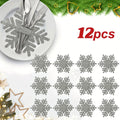 Felt Snowflake Christmas Utensil Holders | Holiday Table Decor Holiday Table Decor Richie's Gray-12pcs