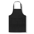 Waterproof Canvas Apron Large Pocket – Adjustable Unisex Black Work Apron Richie's Black