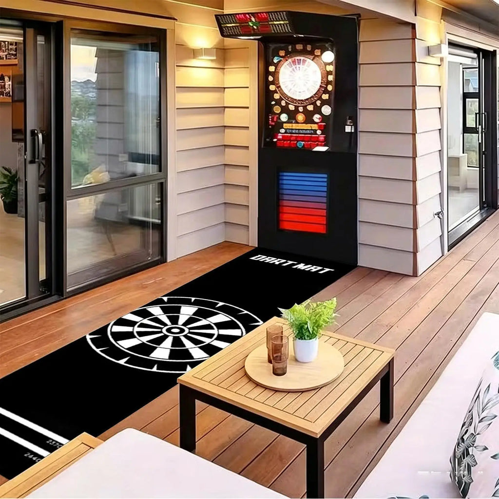 Non-Slip Dart Mat with Throw Line – Floor Protection Mat Dart Board Mat Richie's