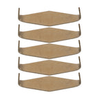 5Pcs Brass Rectangle Staples – Belt Keeper & Ceramic Repair Kit Brass Repair Staples Richie's