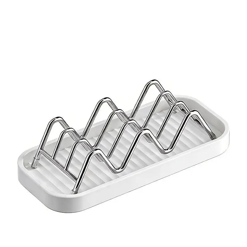 Stainless Steel Soap Dish Rack with Drainage | Bathroom Tray Soap Dish Rack Richie's 1Pc