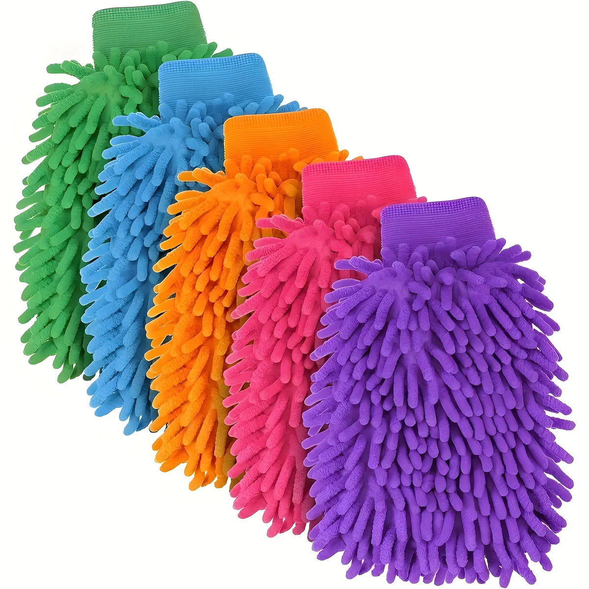 Premium Chenille Car Wash Mitt – Scratch-Free Microfiber Glove Car Wash Mitt Richie's