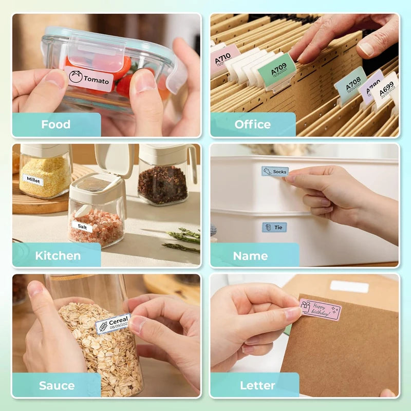 Marklife P15 Thermal Label Paper Roll – Self-Adhesive Stickers Thermal Label Paper Richie's
