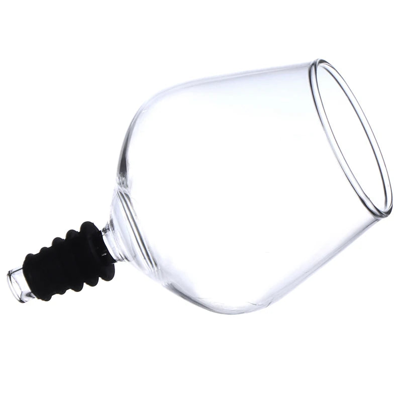 270ml Borosilicate Wine Glass Cup with Silicone Seal Wine Glass Cup Richie's