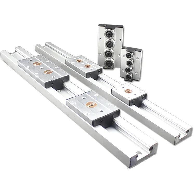 SGR25 70mm Dual-Axis Linear Guide Rail Roller Slide Set Linear Guide Rail Set Richie's