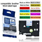 9mm TZe-221 Laminated Label Tape for Brother P-Touch Printers Label Maker Tape Richie's
