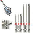 6Pcs Step Hex Screwdriver Bit Set S2 Steel | 65mm & 100mm Hex Screwdriver Bit Set Richie's 6pcs
