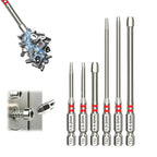 6Pcs Step Hex Screwdriver Bit Set S2 Steel | 65mm & 100mm Hex Screwdriver Bit Set Richie's 6pcs